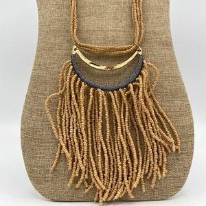 Exotic seed necklace